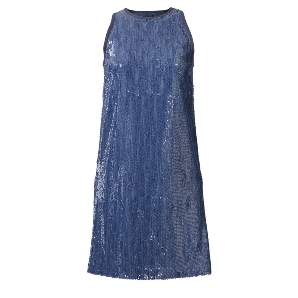 Carmen Marc Valvo sequin dress